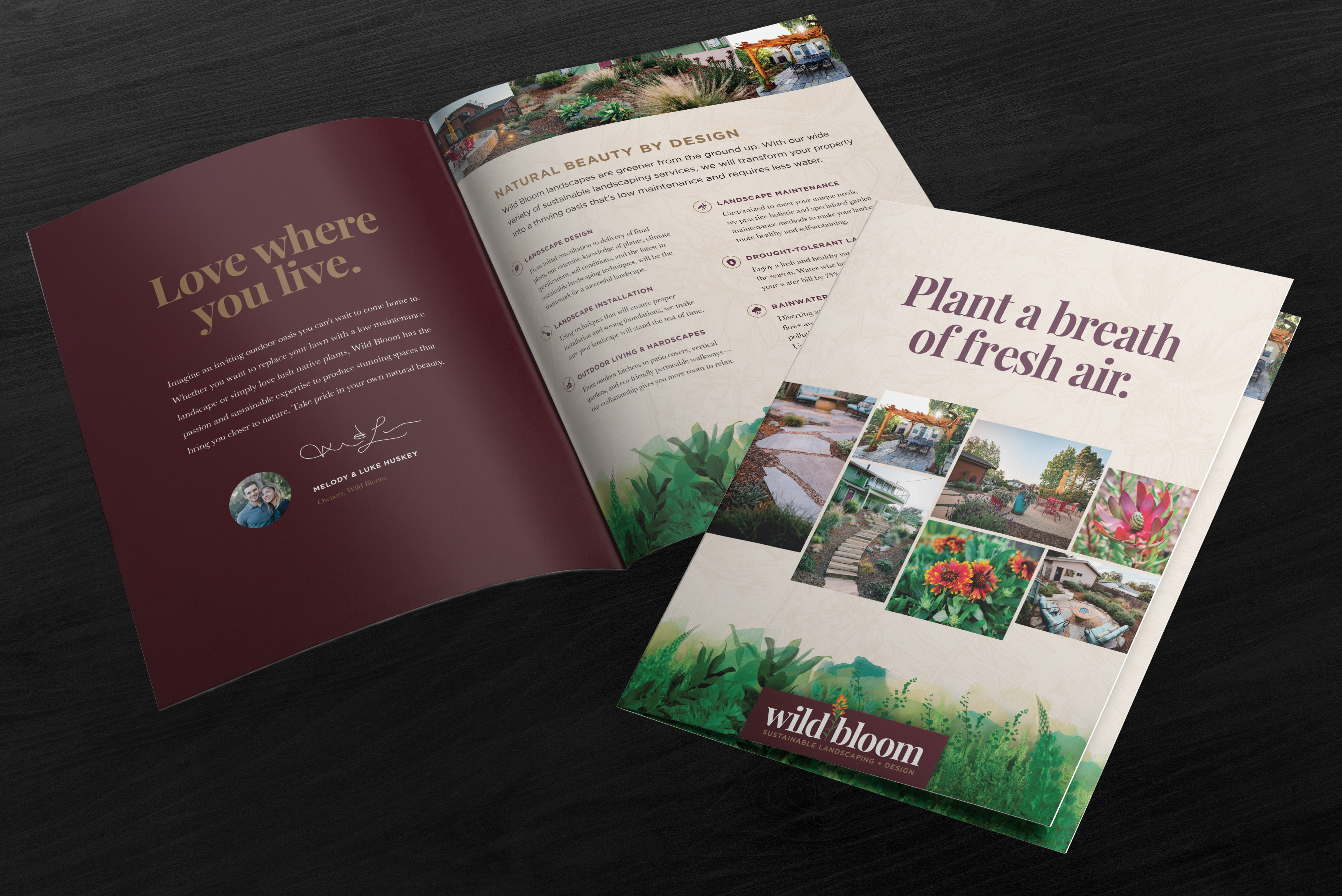 Wild Bloom Print Brochure